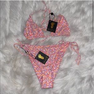 NWT Skatie set. Ella top & Vera bottom both size small. Print: Muskoka